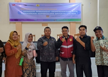 PLN UP3 Solok Edukasi  Bahaya Kelistrikan Bagi Masyarakat Muara Labuh