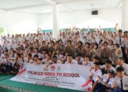 Polwan “Goes to School” Ajak Siswa SMPN 7 Sijunjung Bijak dalam Bermedia Sosial