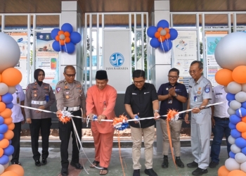 Tingkatkan Fasilitas dan Keselamatan Pengguna Angkutan Umum, Jasa Raharja Hibahkan Satu Unit Halte ke  Pemkot Batam