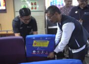 Serahkan Bantuan Cover Seat Berisi Pesan Keselamatan Jadi Upaya Jasa Raharja Optimalkan Sosialisasi Kepada Penumpang  Kapal Laut