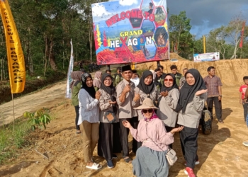 KKN di Nagari Panyakalan Solok, Mahasiswa Unand Kembangkan Objek Wisata Baru Bukit Exagon