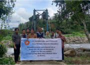 Tim Pengabdian PNP Bangun Jembatan Gantung