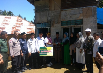 Baznas Padang Pariaman Bedah Rumah di Korong Tanjung Alai Timur