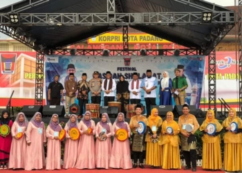 1.040 Peserta Ikuti Lomba Festival Qasidah Rebana di Kota Padang