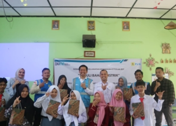 Masuk Sekolah di SMKN 1 Sawahlunto, PLN Solok Berbagi Tips Cegah Bahaya Listrik