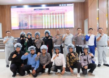 Jasa Raharja bersama Astra Honda Motor Sosialisasi Safety Riding kepada Mahasiswa UIN IB Padang