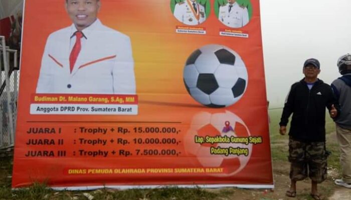 Final Porprov Sepakbola Sumbar U-23 Pertemukan Tim Porwil Sumbar Versus Persepak Payakumbuh