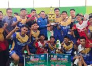 SMA Negeri 1 Batusangkar dan SMP IT Qurrata A’yun Juara I Futsal Piala Bupati Tanah Datar 2023