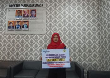 Poltekkes kemenkes Padang Gagas Kampung Sanitasi