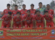 Menang Tipis di Laga Pembuka Kejurprov  Sumbar U-23, Tim Porwil Sepakbola Sumbar Melaju ke Semifinal