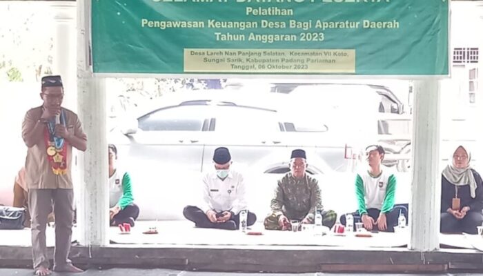 209 APIP Keuangan Desa dari Sumbar, Riau dan Kepulauan Riau Kunjungan Visitasi ke Nagari Lareh Nan Panjang Selatan