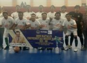Sapu Bersih Tiga Kemenangan, Wartawan FC Amankan Tropi Runner Up Turnamen Futsal Dies Natalis UNP