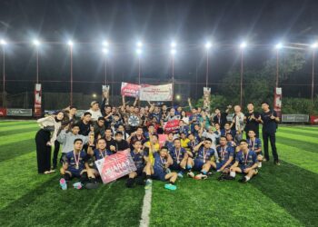 Combo Hotel Santika Premiere dan Amaris Hotel Padang Menangkan PHRI Mini Soccer Tournament 2023