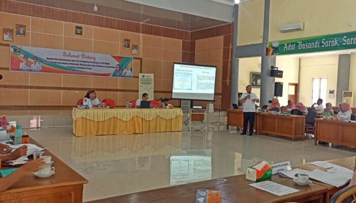 Tim Penilai Nyatakan UPTD BKOM Pelkes Sumbar Layak jadi BLUD Secara Teknis dan Administratif