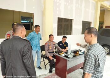 Pastikan Kelancaran Proses Pengamanan Pemilu, Personel Satgas OMB Singgalang Lakukan Cek Kesehatan Rutin