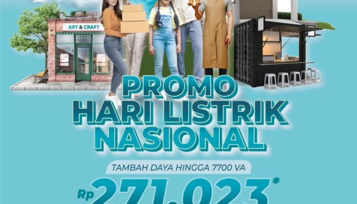 Peringati Hari Listrik Nasional: Tambah Daya Cukup Rp271.023,- Daftarnya Gampang di PLN Mobile