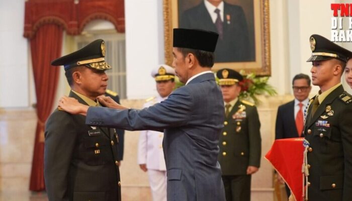 Presiden Jokowi Lantik Jenderal TNI Agus Subiyanto Jadi Kasad
