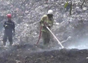 Kebakaran TPA Troketon Padam, BPBD Siaga Lakukan Pendinginan