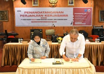 Komitmen Perangi Narkoba, Semen Padang Tandatangani Perjanjian Kerja Sama dengan BNNP Sumbar