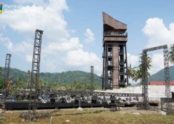 Tampil Beda! Solok Selatan Siapkan “Songket Tower” Sambut Uda Uni Sumatera Barat 2023