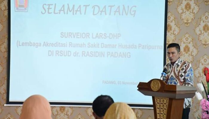 RSUD Dr. Rasidin Padang Dinilai Tim Surveyor Lembaga Akreditasi Rumah Sakit Damar Husada Paripurna
