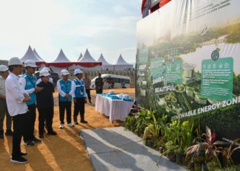 Presiden Jokowi Cek Progres Pembangunan IKN, PLN Siapkan Listrik dari Energi Bersih