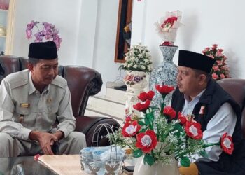 Mesin Koalisi Dipanaskan, Ketua TPD Ganjar-Mahfud Sumbar Febby Dt Bangso Datangi Risnawanto