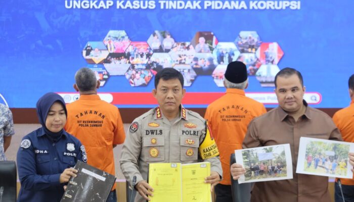 Polda Sumbar Ungkap Dugaan Kasus Korupsi di Mentawai, Tiga Orang Ditetapkan Tersangka