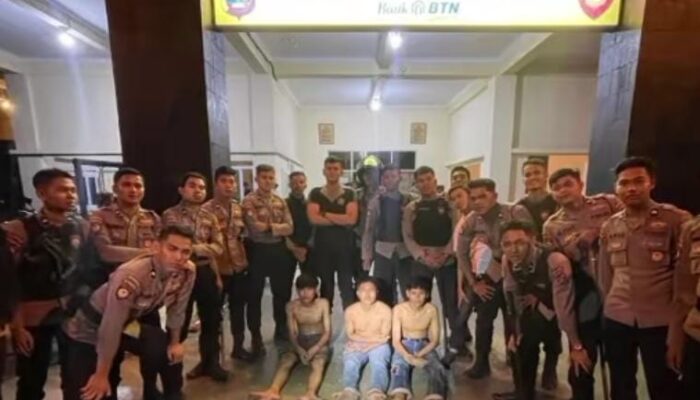 Ditsabhara Polda Sumbar Amankan Sembilan Remaja Diduga Terlibat Tawuran