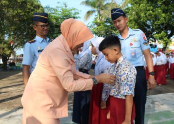 Tingkatkan Kualitas dan Mutu Sekolah Yasarini, Danlanud Buka Kegiatan AMSO Ke-7 Sekolah Angkasa Lanud SUT
