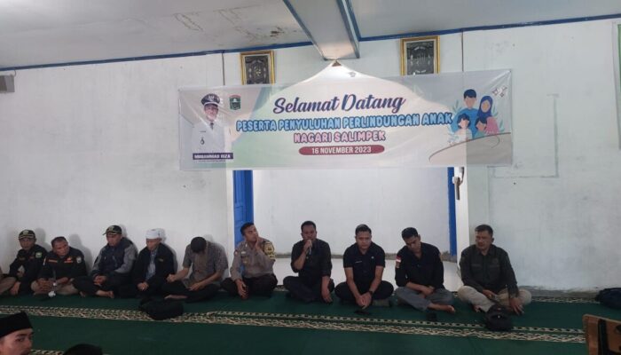Cegah Kekerasan Terhadap Anak dan Remaja, Pemerintah Nagari Salimpek Laksanakan Penyuluhan