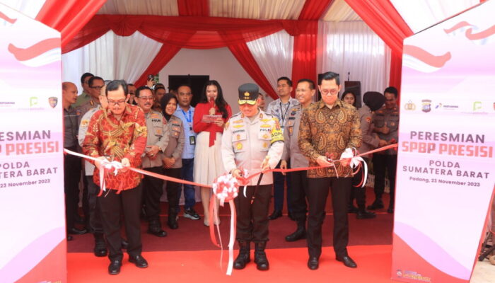 Kapolda Suharyono Resmikan SPBP Presisi Polda Sumbar