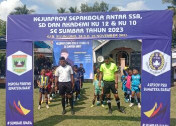 Perempat Final Kejurprov Sepakbola Sumbar U-10 Pertemukan Tim – Tim ‘Bocil’ Terkuat