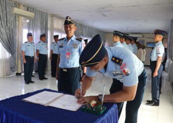 Mayor Kal Dody Yuliansyah Resmi Jabat Kepala Dinas Logistik Lanud Sutan Sjahrir Padang