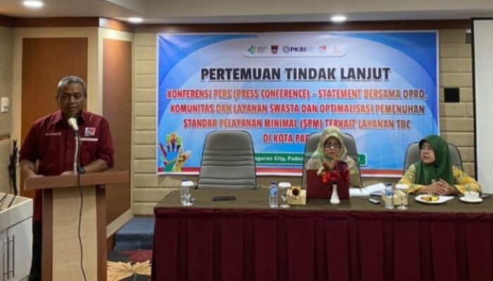 Indonesia Tempati Posisi Ke-2, Kasus TB di Kota Padang Makin Mengkhawatirkan