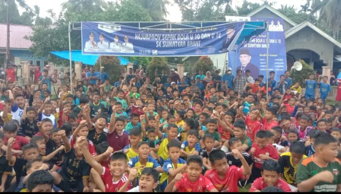 Kejurprov Sepakbola Sumbar U-10 & U-12 Tahun 2023 Resmi Bergulir