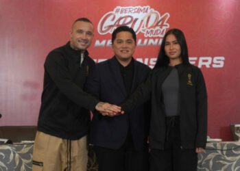 Radja Nainggolan dan Sabreena Dressler Jadi Duta Promosi FIFA World Cup U17 Indonesian