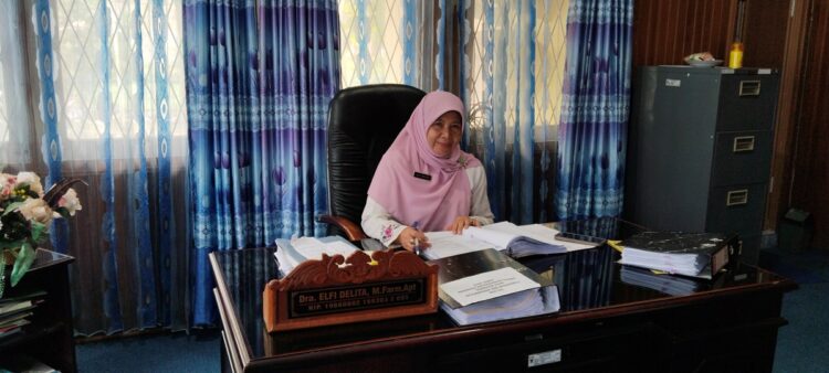 Kepala Dinas PPKB Kabupaten Padang Pariaman, Elfi Delita saat ditemui di kantornya, beberapa waktu yang lalu. ALDI