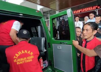 Enam Tersangka Korupsi Pasar Atas Bukittinggi, Ditahan Kejari Bukittinggi