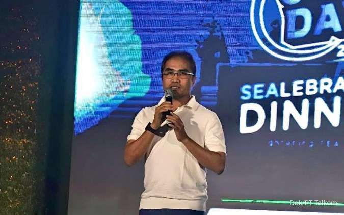 Direktur Group Business Development Telkom, Honesti Basyir dalam acara perayaan SEA Today di Sentul, Bogor beberapa waktu lalu.