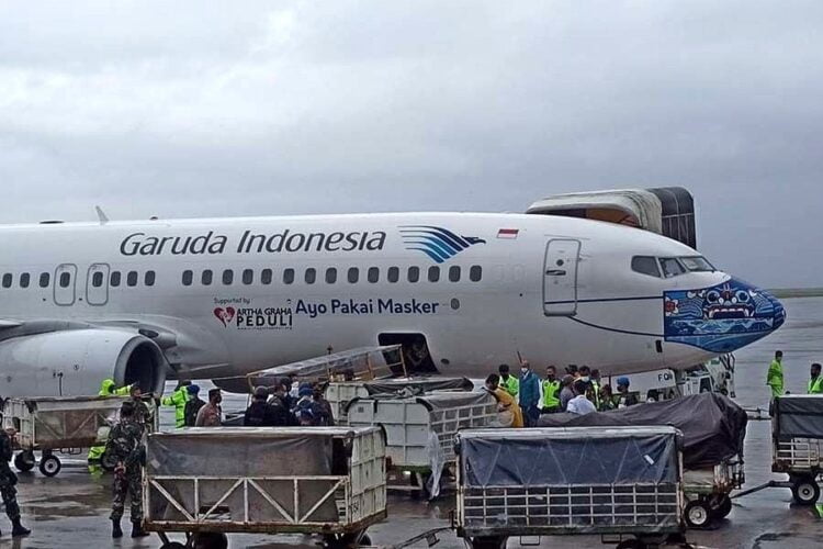 Garuda Indonesia mencatat 85-90 persen kapasitas kursi telah terisi menjelang libur Natal dan Tahun Baru dengan dominan penerbangan dari Jakarta-Padang. IST