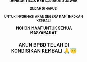 Akun Resmi Instagram BPBD Bukittinggi Diretas, Kabar Pendaki Meninggal Dunia Usai Erupsi Gunung Marapi Ternyata Hoax