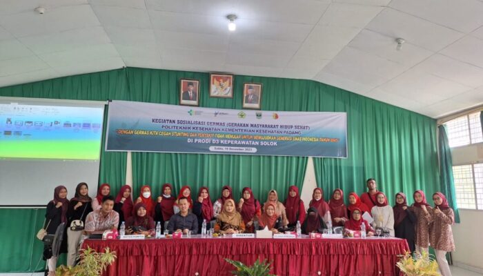 Poltekkes Padang Sosialisasikan Germas di Solok, Tekan Stunting dan PTM
