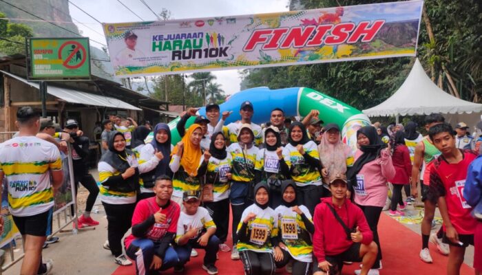Ikuti Kejuaraan Harau Run 10 Kilometer, Nagari Tarantang Menyumbang 300 Pelari