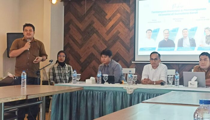 Ruang Diskusi Anak Nagari Kupas Tantangan Investasi & Pembangunan Ekonomi di Sumatera Barat
