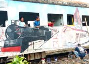 Kaba Rupa Sulap Stasiun Solok Menjadi Ruang Pameran Seni Estetik