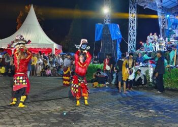 HUT Pasbar ke-20, Kesenian Kuda Kepang Pukau Penonton