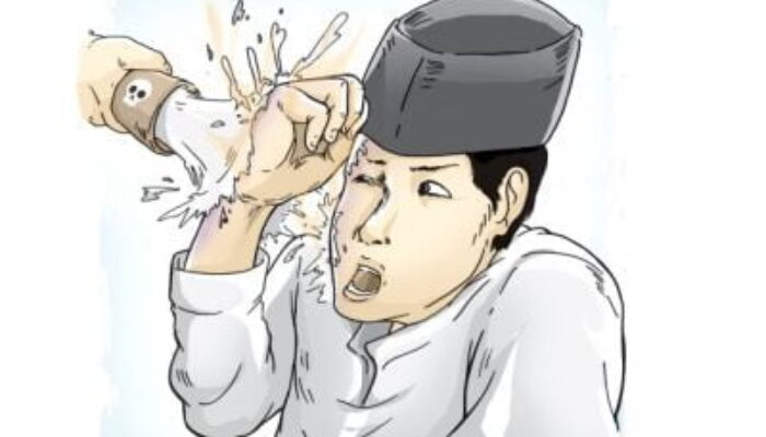 Saat Jamban, Caleg DPRD Sumbar Disiram Zat Kimia oleh OTK