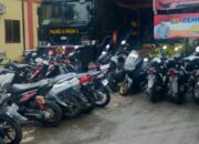 Wujudkan Zero Knalpot Brong, 274 Kendaraan Dikandangkan Polresta Padang
