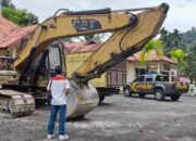 Satu Unit Ekscavator Diamankan Polda Sumbar di Palupuh